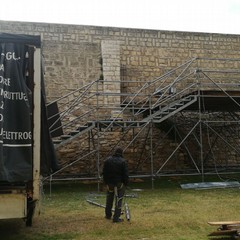 Giro d'Italia Ciclocross, fervono i preparativi al Castello di Barletta