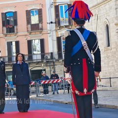 All'Arma dei Carabinieri la cittadinanza onoraria di Barletta