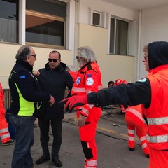 Coronavirus anche a Barletta tende pre triage davanti al Pronto soccorso JPG