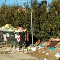 Cumuli di rifiuti a Montaltino
