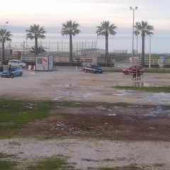 In fiamme la fanova a Ponente