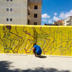 Formia omaggia Pietro Mennea con un murale artistico