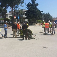 Fuga di gas in via Dibari