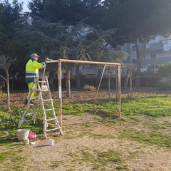 Giardino di via Dante, uno spazio verde nella 167 di Barletta