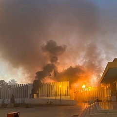 Incendio all'ospedale Dimiccoli di Barletta