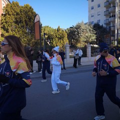 Il passaggio della Fiamma Olimpica di Milano Cortina 2026 a Barletta