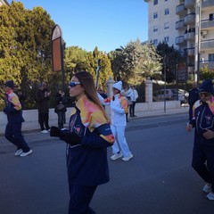 Il passaggio della Fiamma Olimpica di Milano Cortina 2026 a Barletta