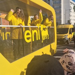 Il passaggio della Fiamma Olimpica di Milano Cortina 2026 a Barletta