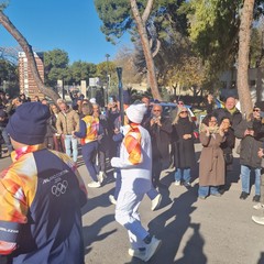 Il passaggio della Fiamma Olimpica di Milano Cortina 2026 a Barletta