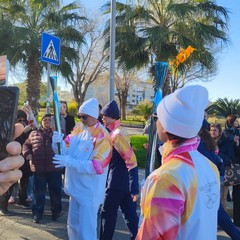 Il passaggio della Fiamma Olimpica di Milano Cortina 2026 a Barletta