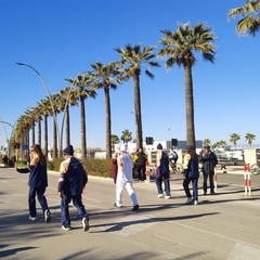 Il passaggio della Fiamma Olimpica di Milano Cortina 2026 a Barletta