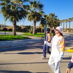 Il passaggio della Fiamma Olimpica di Milano Cortina 2026 a Barletta