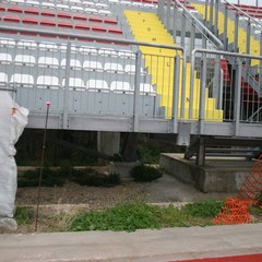 Iniziano i lavori di demolizione delle vecchie tribune allo stadio "Puttilli"