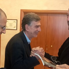 In visita a Barletta Francesco Giulini, figlio del grande direttore d'orchestra