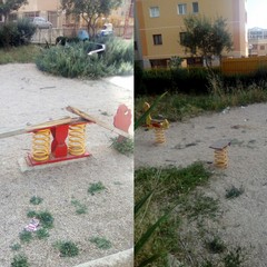 Degrado e abbandono in via Ungaretti