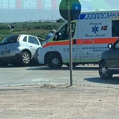 Incidente all'uscita Barletta Centro
