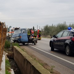 Impatto sulla SS93, incidente questa mattina a Barletta