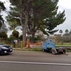 Impatto sulla SS93, incidente questa mattina a Barletta