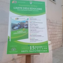 Leducazione come opera sinodale presentato a Barletta Larte di educare