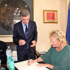 La Principessa Beatrice di Borbone Due Sicilie in visita a Barletta