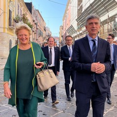 La Principessa Beatrice di Borbone Due Sicilie in visita a Barletta