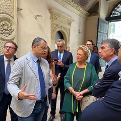 La Principessa Beatrice di Borbone Due Sicilie in visita a Barletta