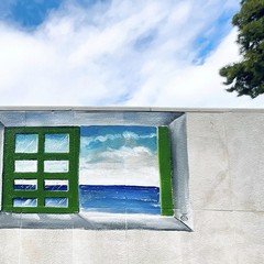 La svastica diventa una finestra sul verde: a Barletta piccolo capolavoro di street art