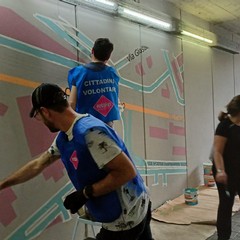 Lavori al sottopasso via Pertini