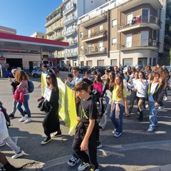 Manifestazione per l'ambiente a Barletta, cittadini e studenti scendono in piazza