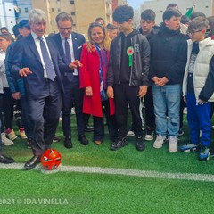 Il ministro per lo sport Abodi in visita a Barletta
