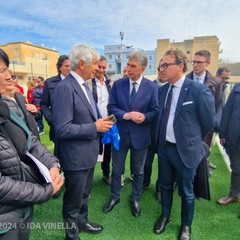 Il ministro per lo sport Abodi in visita a Barletta