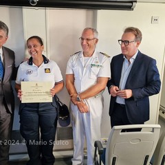 Visita a bordo della nave "Natale De Grazia"