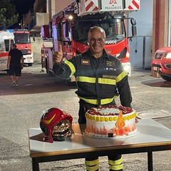 Il barlettano Raffaele Dimiccoli, capo Reparto dei Vigili del Fuoco, va in pensione