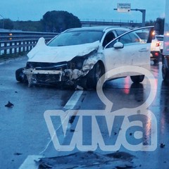 Incidente sulla SS16bis a Barletta verso lo svincolo Barberini