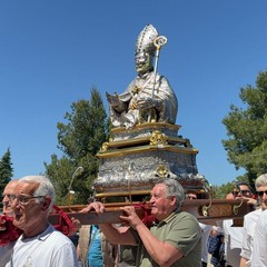Processione San Ruggero a Canne e a Barletta