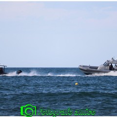 Le prove dell'Air Show delle Frecce Tricolori sul lungomare di Barletta