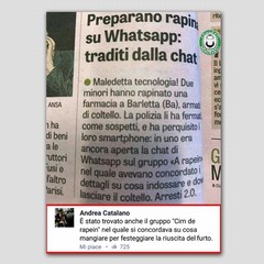 "A Rapein", la rapina via Whatsapp fa il giro del web