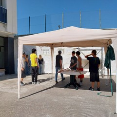 realizzazione murale Villaggio del Fanciullo