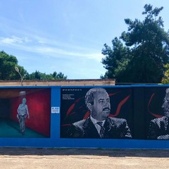 Lo street artist barlettano Rizek firma il murale della legalità a Bari