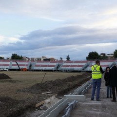 Lavori in corso allo stadio "Puttilli", BarlettaViva visita il cantiere