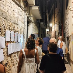 "La stradina dei poeti" nel cuore del centro storico di Barletta