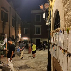 "La stradina dei poeti" nel cuore del centro storico di Barletta