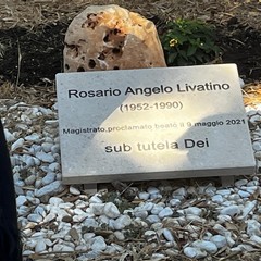 Targa commemorativa giudice Livatino