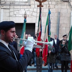 La targa in onore di Francesco Conteduca