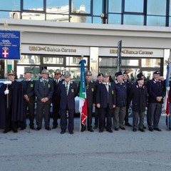 La targa in onore di Francesco Conteduca