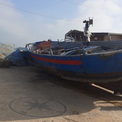 Barche affondate nel porto di Barletta