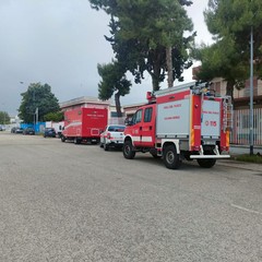 Partiti da Barletta i Vigili del Fuoco in supporto per l'alluvione in Emilia Romagna