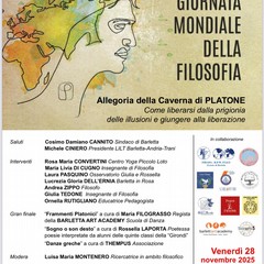 Locandina evento giornata mondiale della filosofia