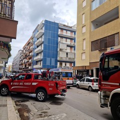 Incendio in via Rizzitelli