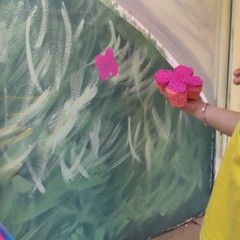 Murale dedicato al Villaggio del Fanciullo